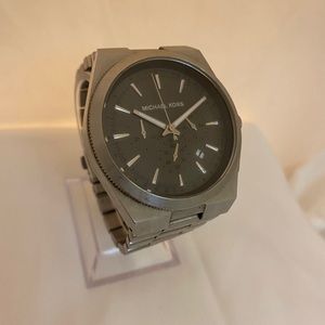 Michael Kors Grey Dial Stainless Steel Watch, $275